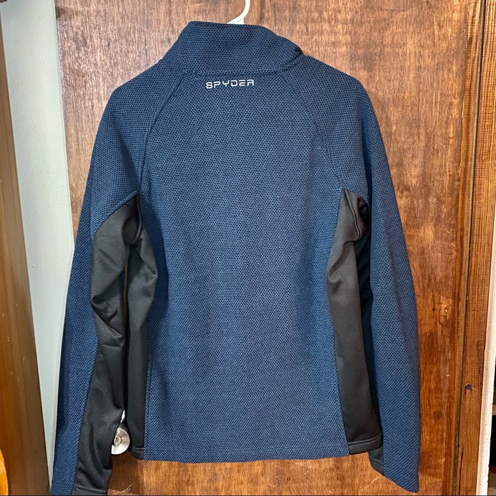 :::NWT:::Spyder frontier zip up jacket blue and black size medium men - Picture 5 of 13